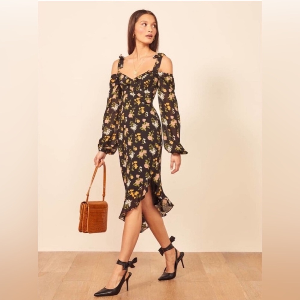 NWT Reformation Breeze Midi Dress in Sylvie Floral
